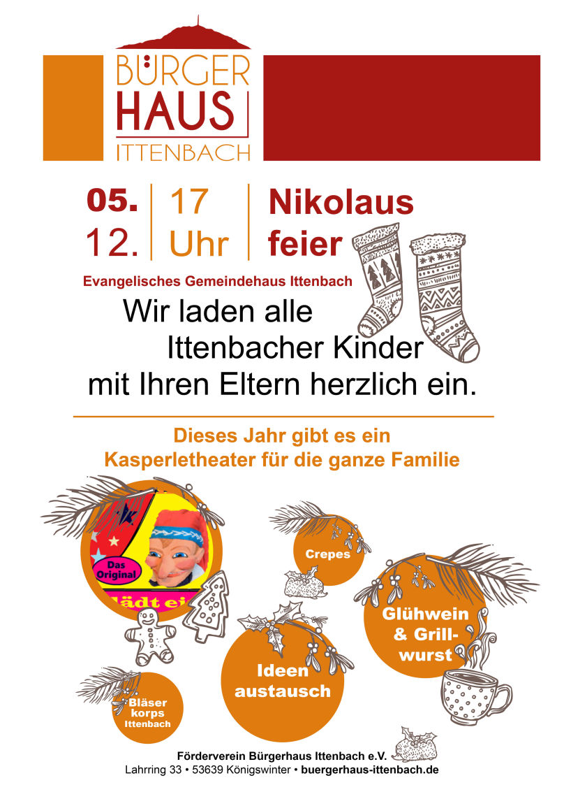 Nikolausfeier 2025 Buergerhaus Ittenbach